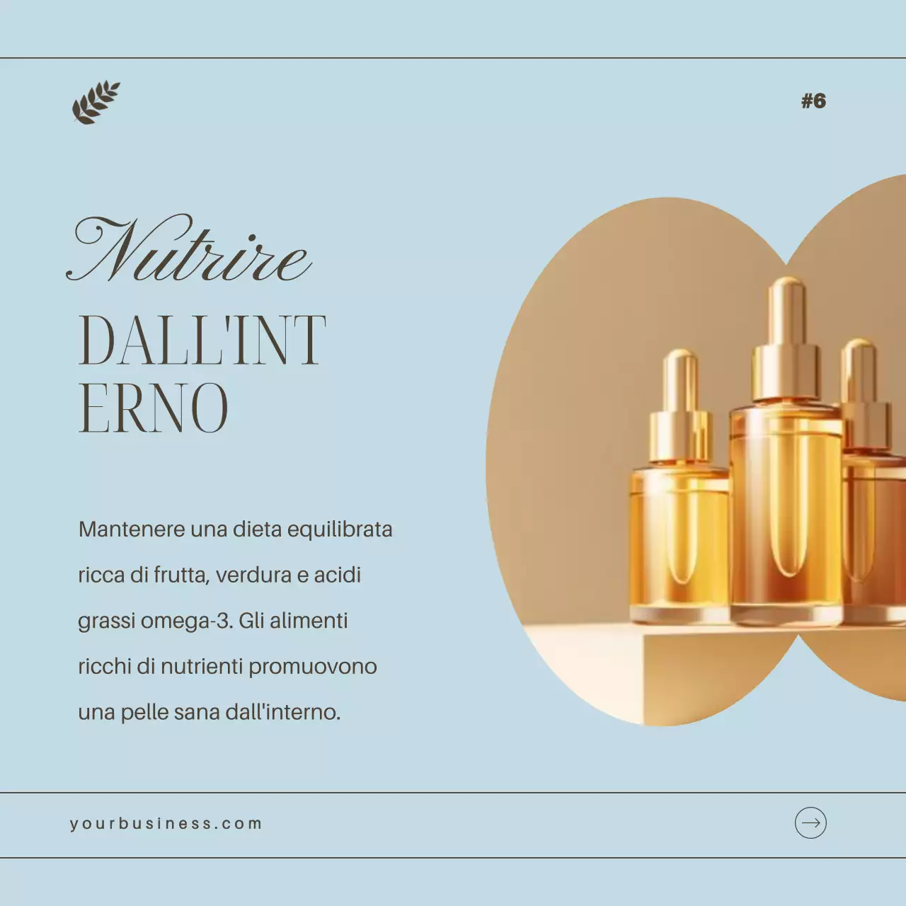 Guida ai consigli segreti per la cura della pelle in blu e marrone