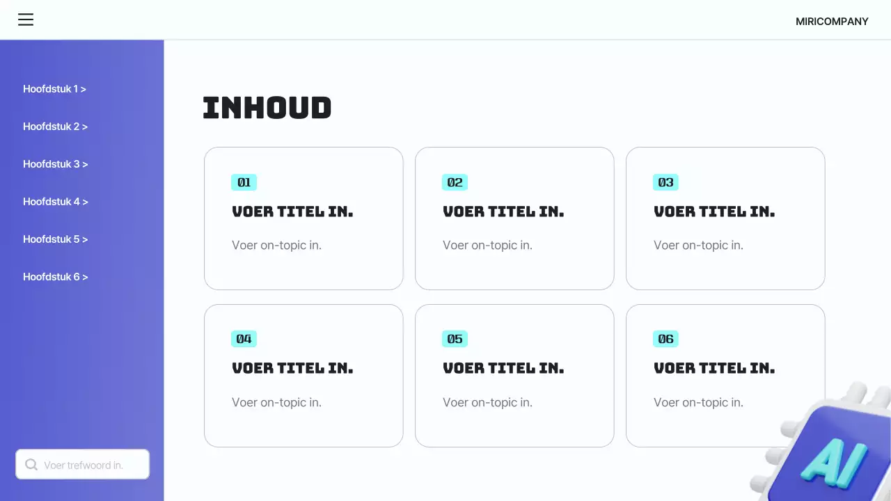 Een eenvoudige blauwe en lichtblauwe introductie tot ChatGPT