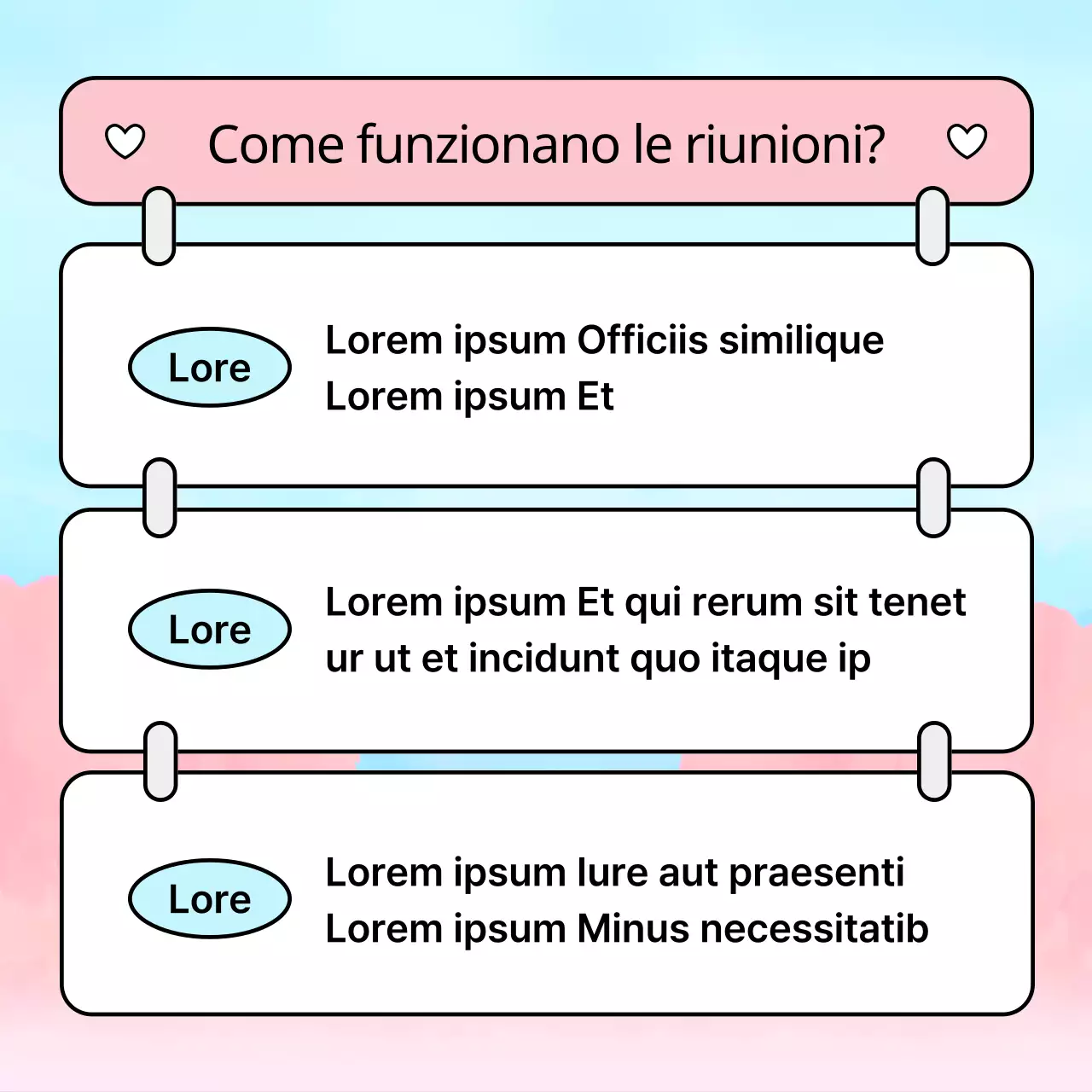 Un simpatico annuncio di appuntamento al buio in rosa e azzurro