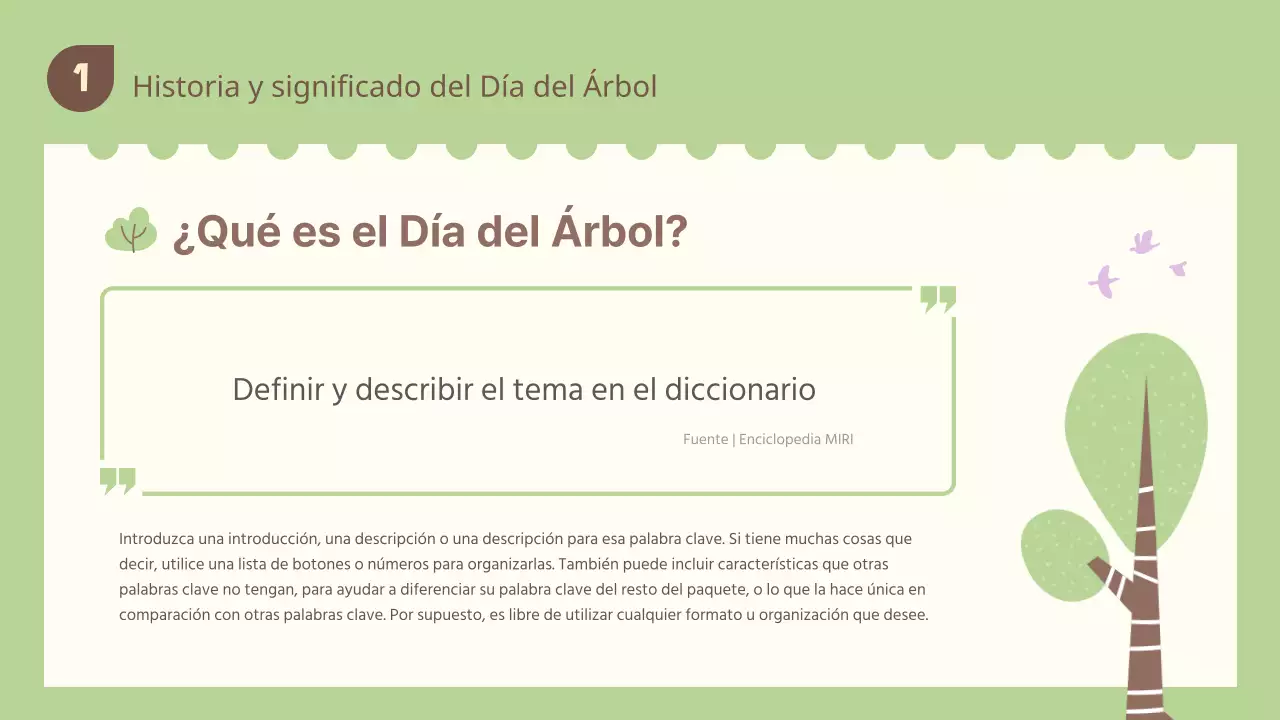 Recursos verdes y marrones para el Día del Árbol