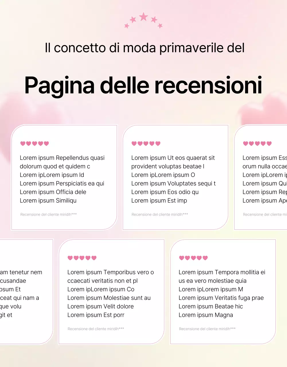 Promuovere una rassegna dettagliata della moda kitsch in rosa