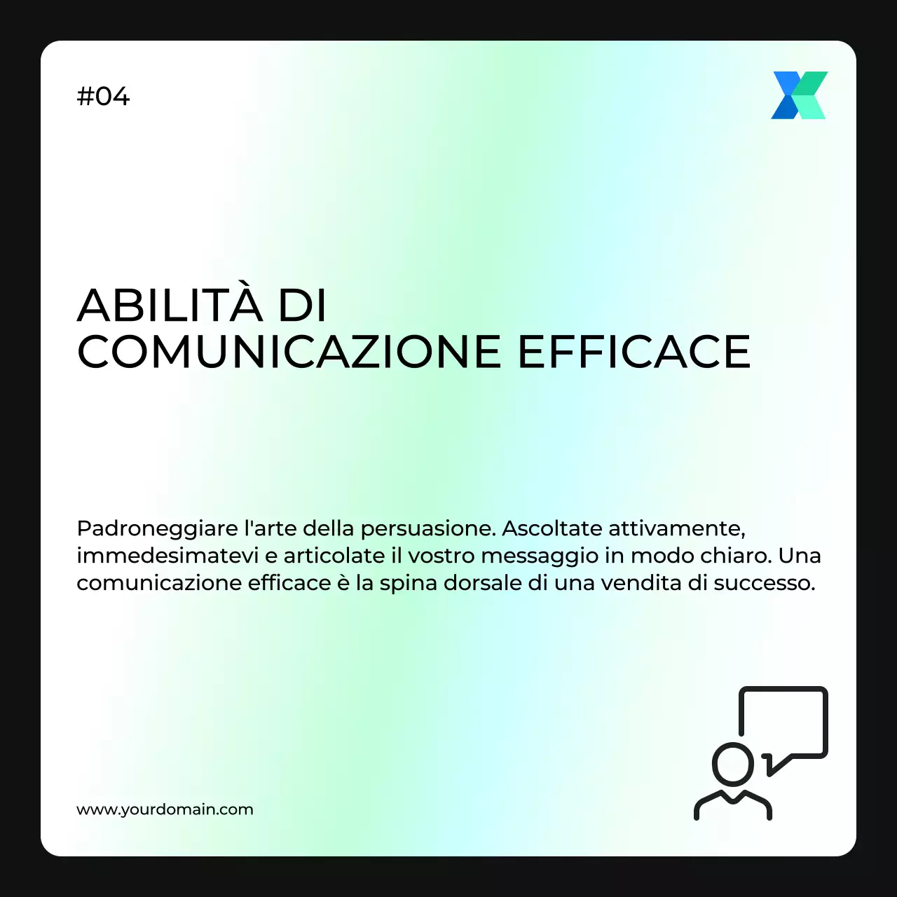 Guida alla strategia di vendita del marketing moderno bianco e verde
