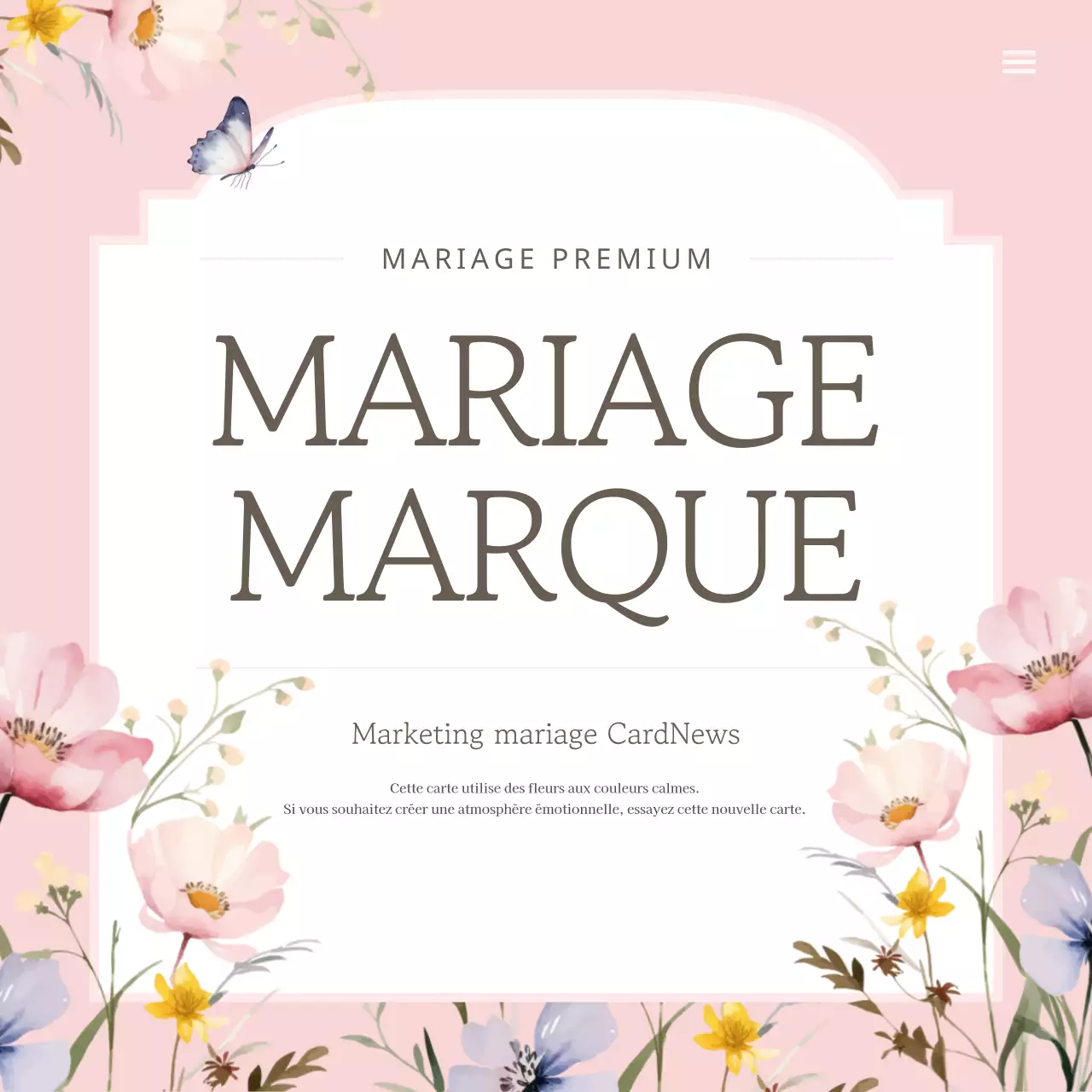 Promouvoir une marque de mariage luxueuse en rose