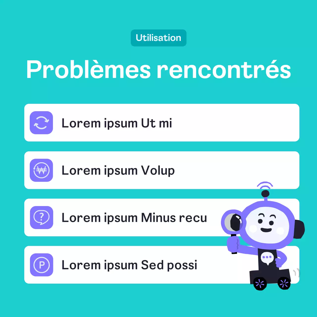 L'annonce de la consultation du chatbot IA simple de Mint et Bora