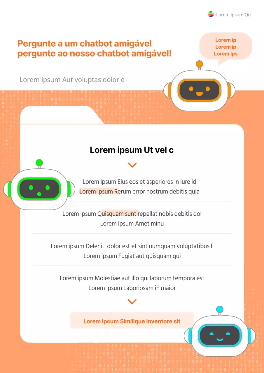 Um guia para chatbots fluorescentes e cor de laranja