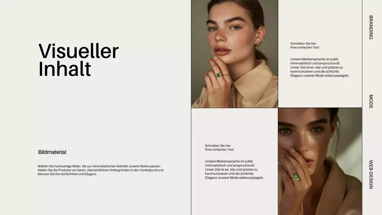 Ivory Modern Brand Style Guide Strategie