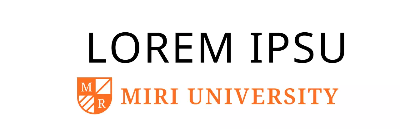 Congratulazioni per l'ammissione all'università con font scritto a mano e logo della scuola e font serif