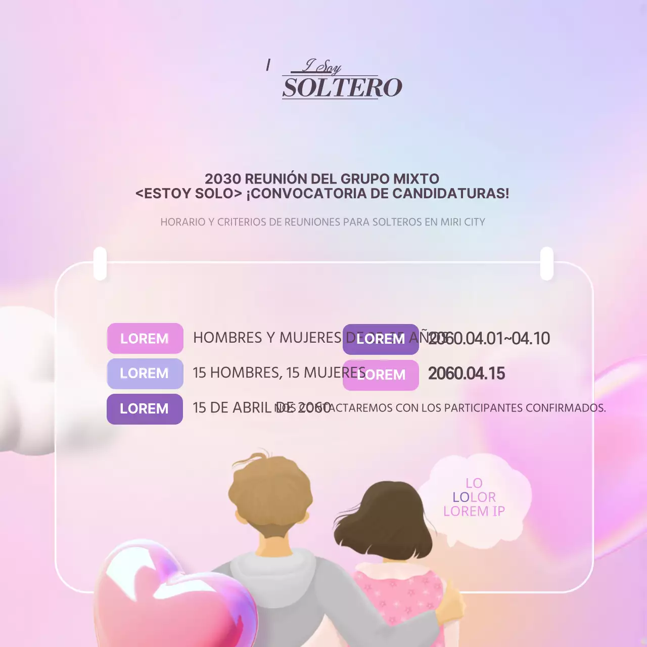 Promover un encuentro municipal rosa y lavanda