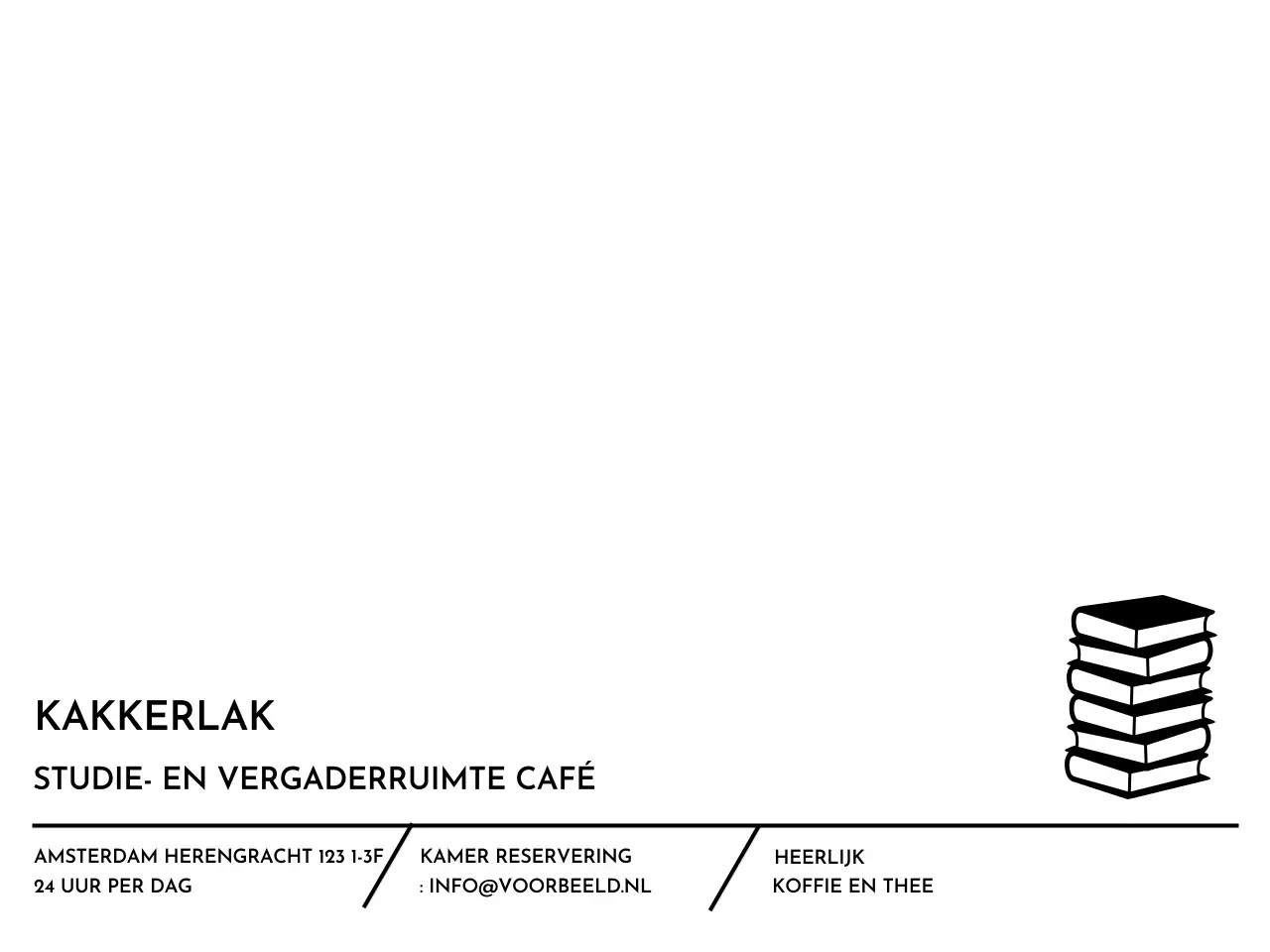 Strak, informatief ontwerp met een doelgerichte uitstraling