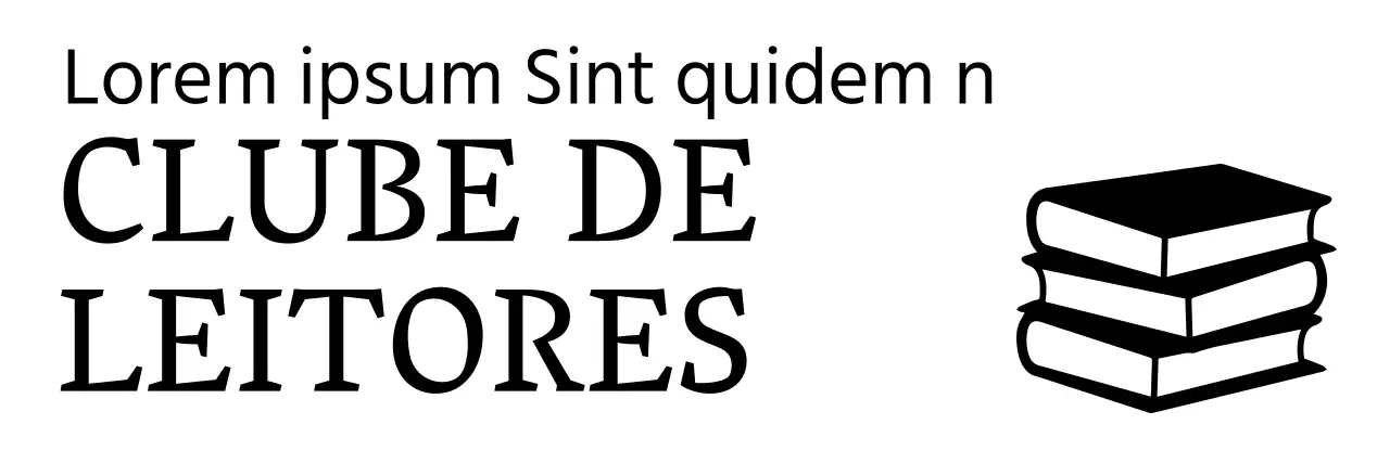 Design simples com ilustrações de livros