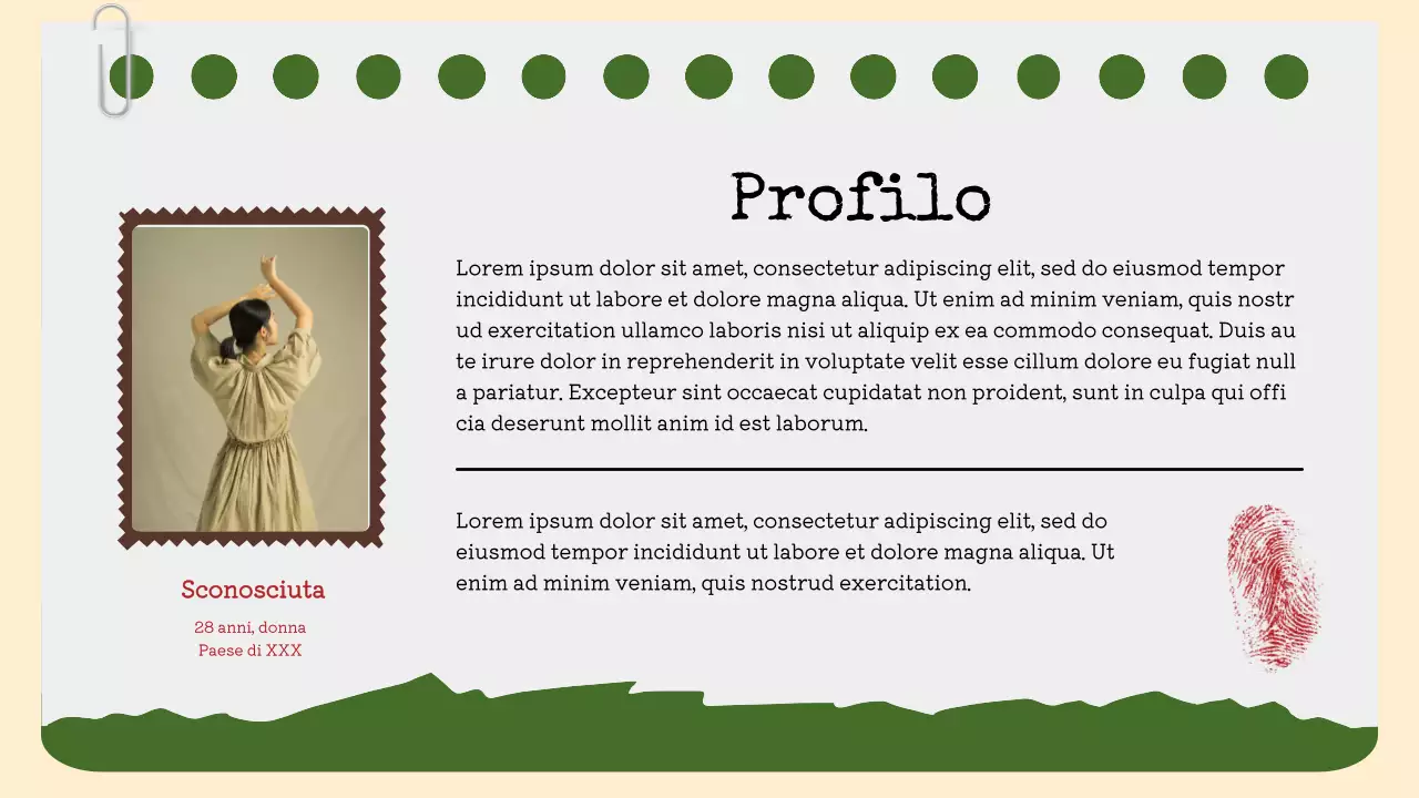 Rapporto di valigetta retrò beige e arancione