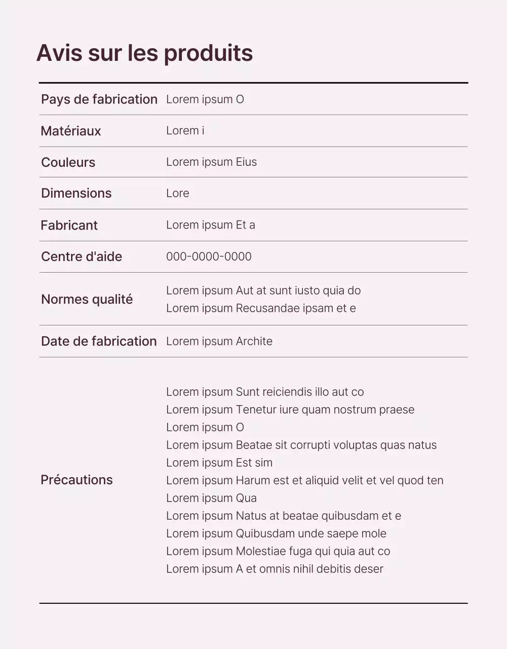 Promouvoir les détails de la mode rose