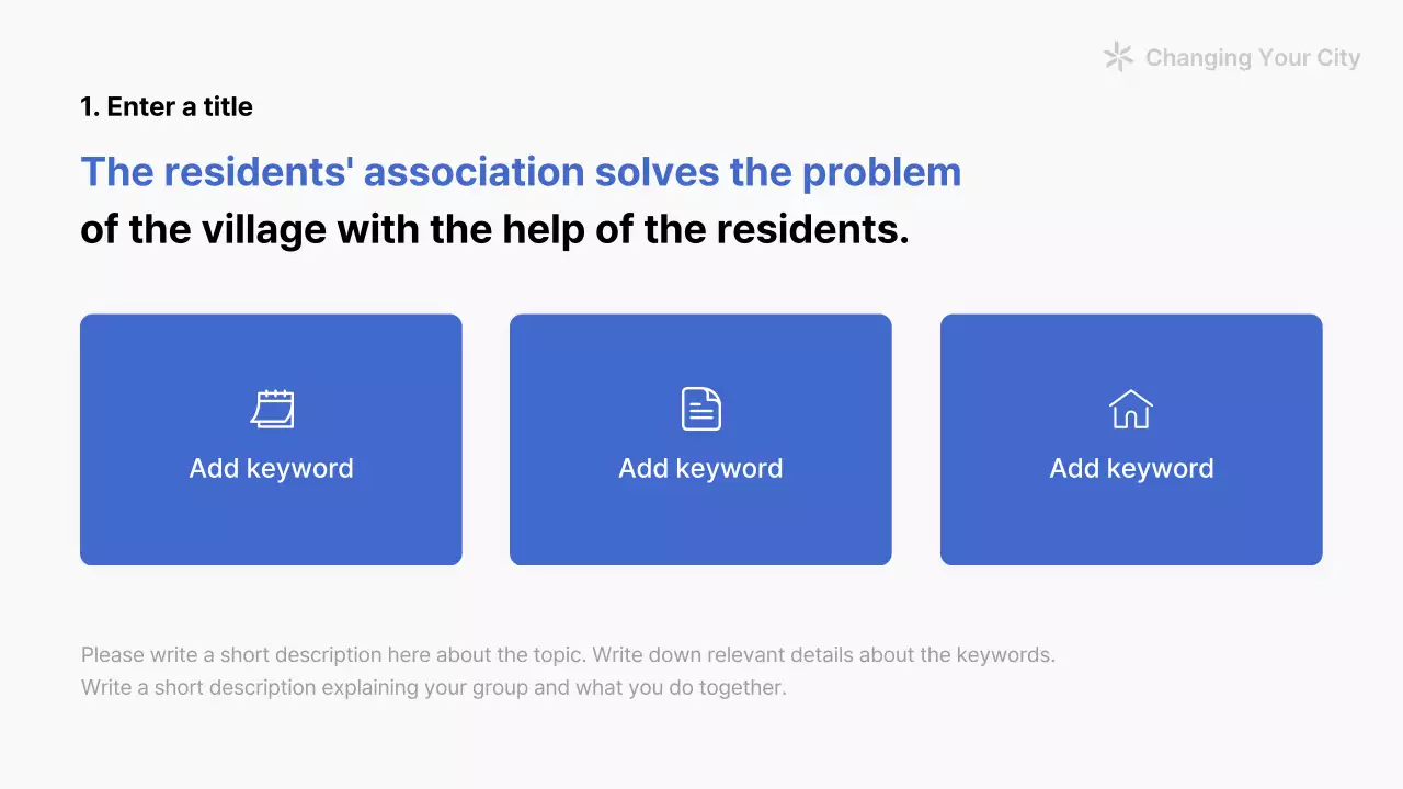 Blue Minimal Meeting Report Presentation