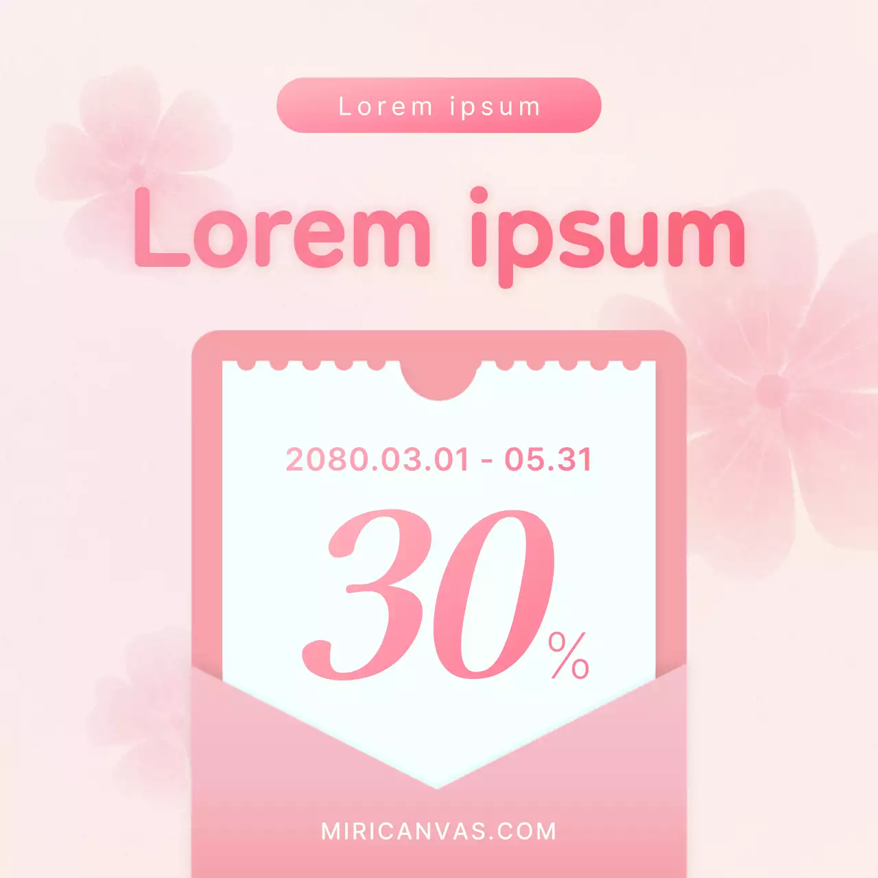 Eine hübsche Frühlings-Anzeige in Gelb und Hellblau