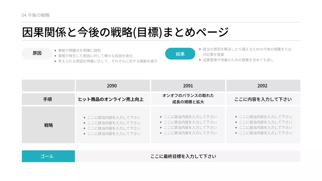 青 シンプル ビジネス 報告書 プレゼンテーション