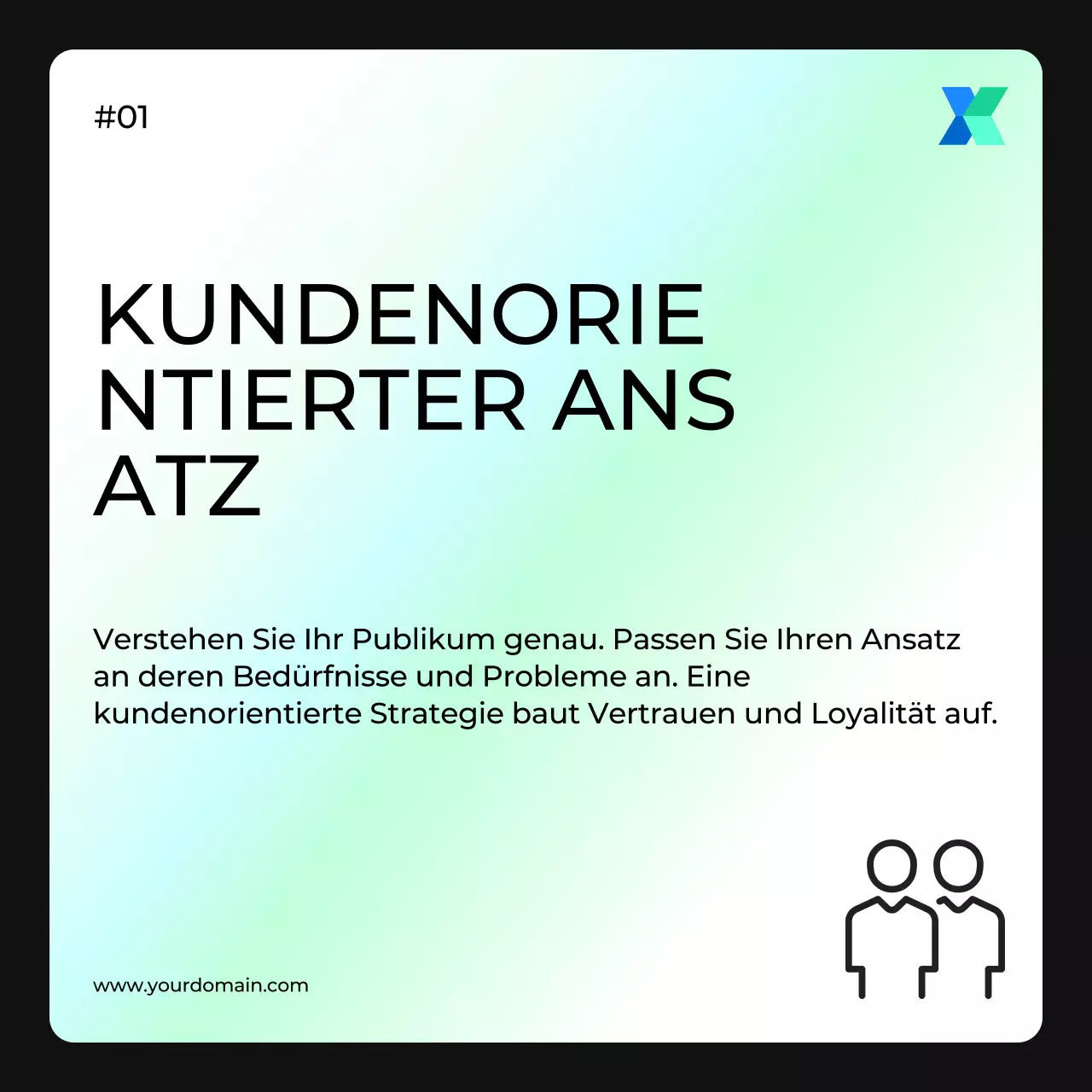 Weißer und grüner Leitfaden für moderne Marketing- und Vertriebsstrategien