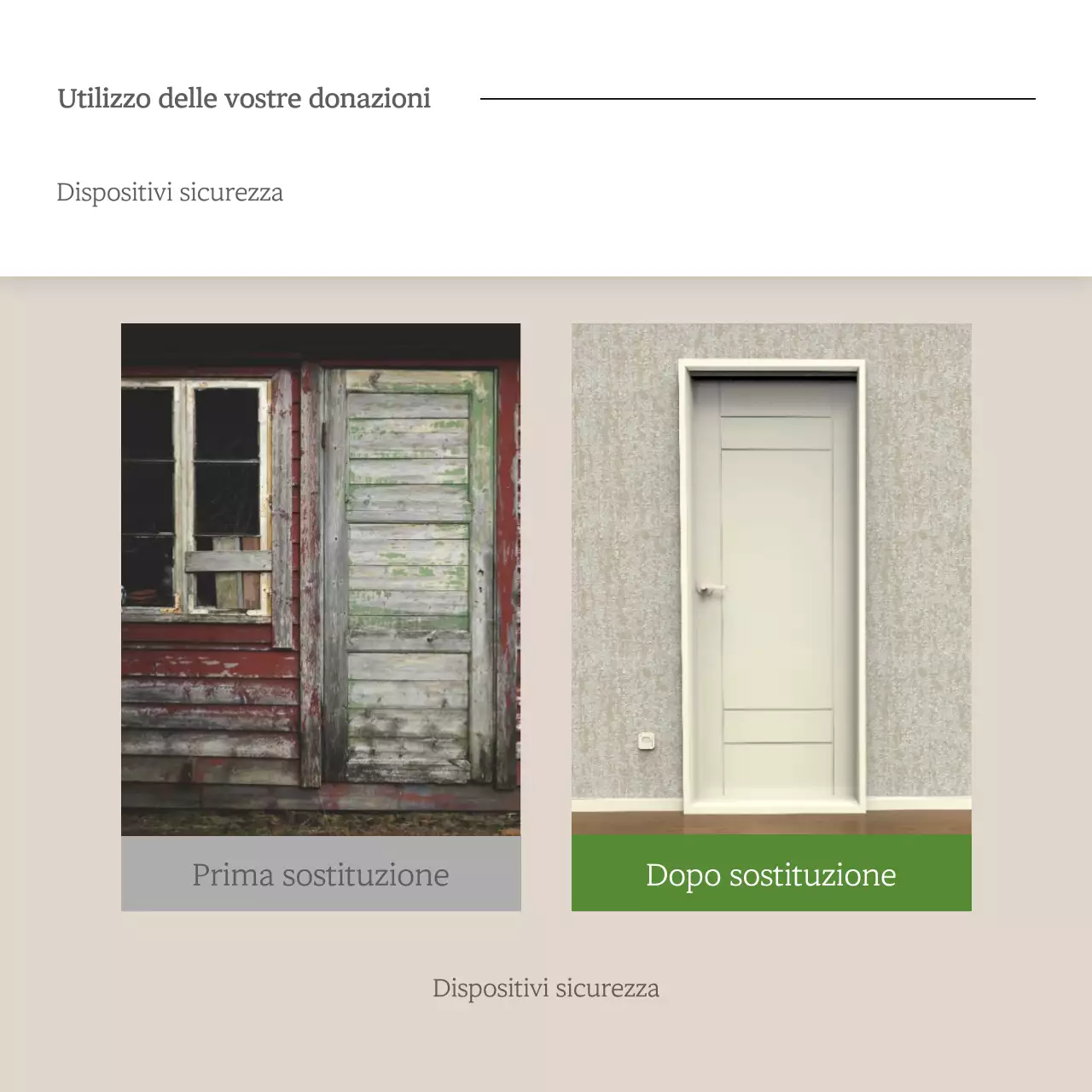 Promuovere la sponsorizzazione dei bambini con il minimalismo bianco e marrone