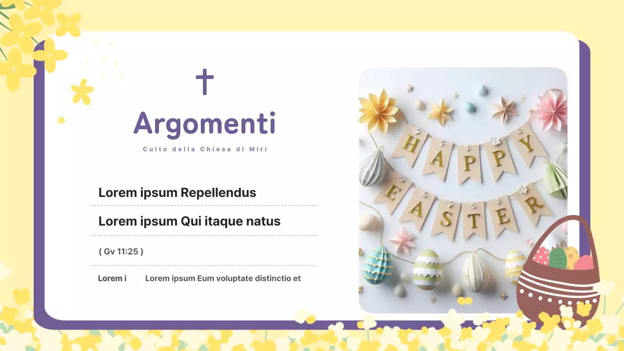 Una guida alle adorabili passeggiate pasquali in chiesa di Giallo e Viola