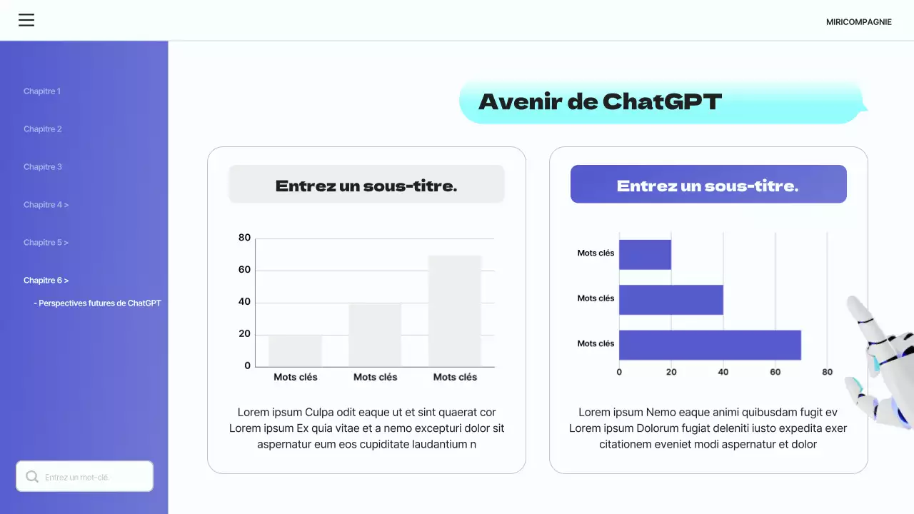 Une simple introduction à ChatGPT en bleu et bleu clair