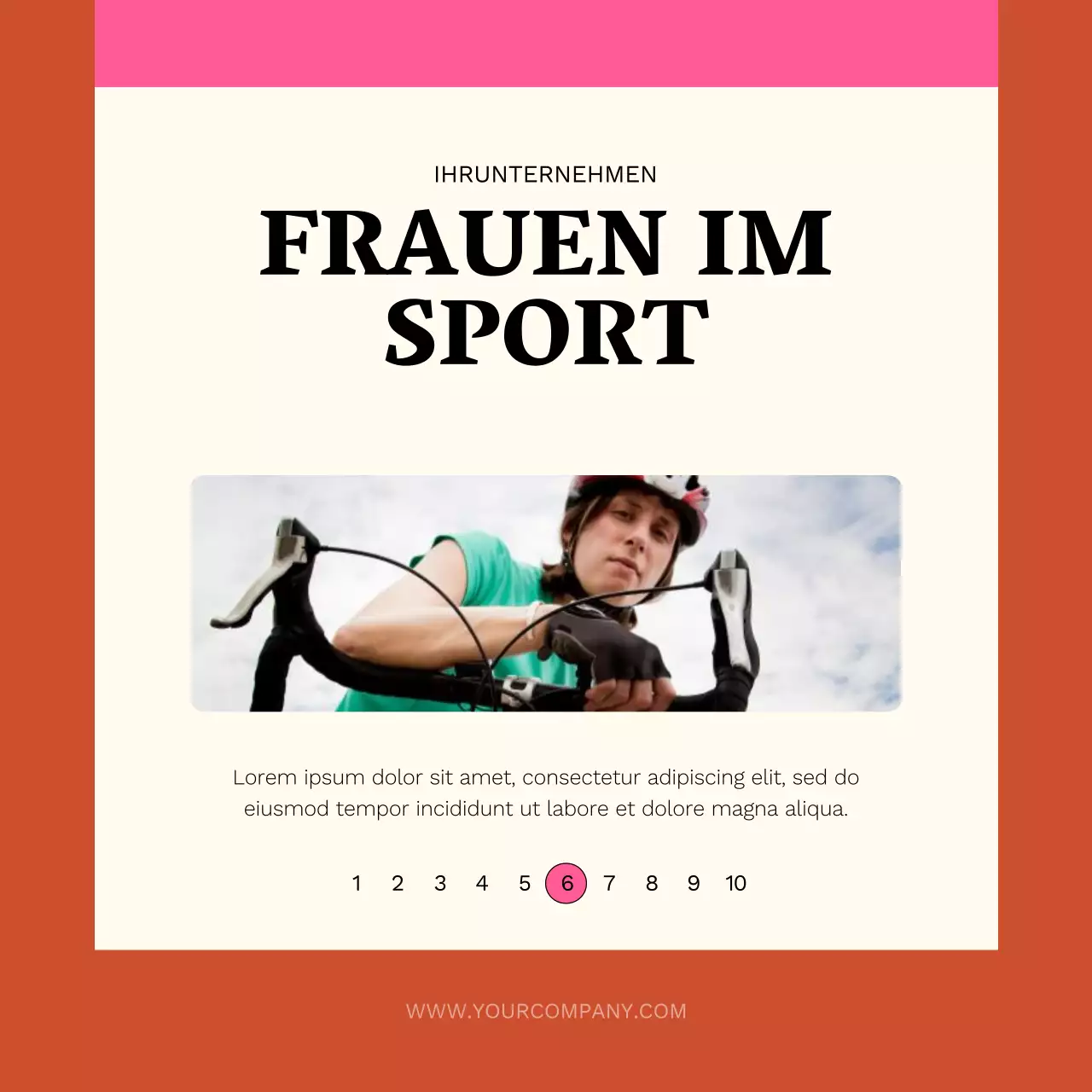 Lila und Rosa Minimal Women's Day Tipps Werbung