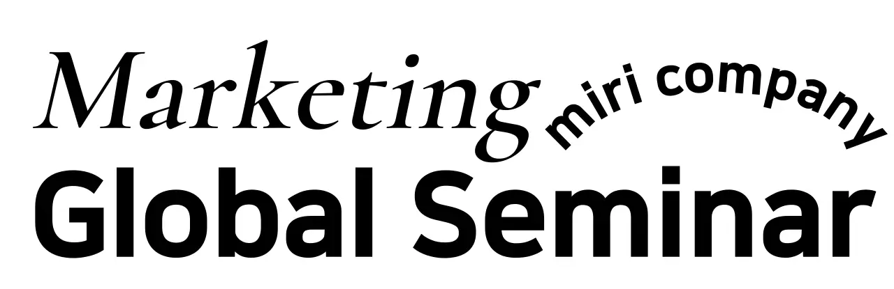 Corporate Marketing Seminar with Black Typography Concepts