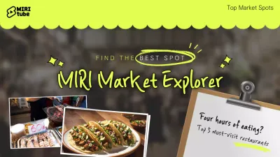 Yellow Trendy Food Promotion YouTube Thumbnail