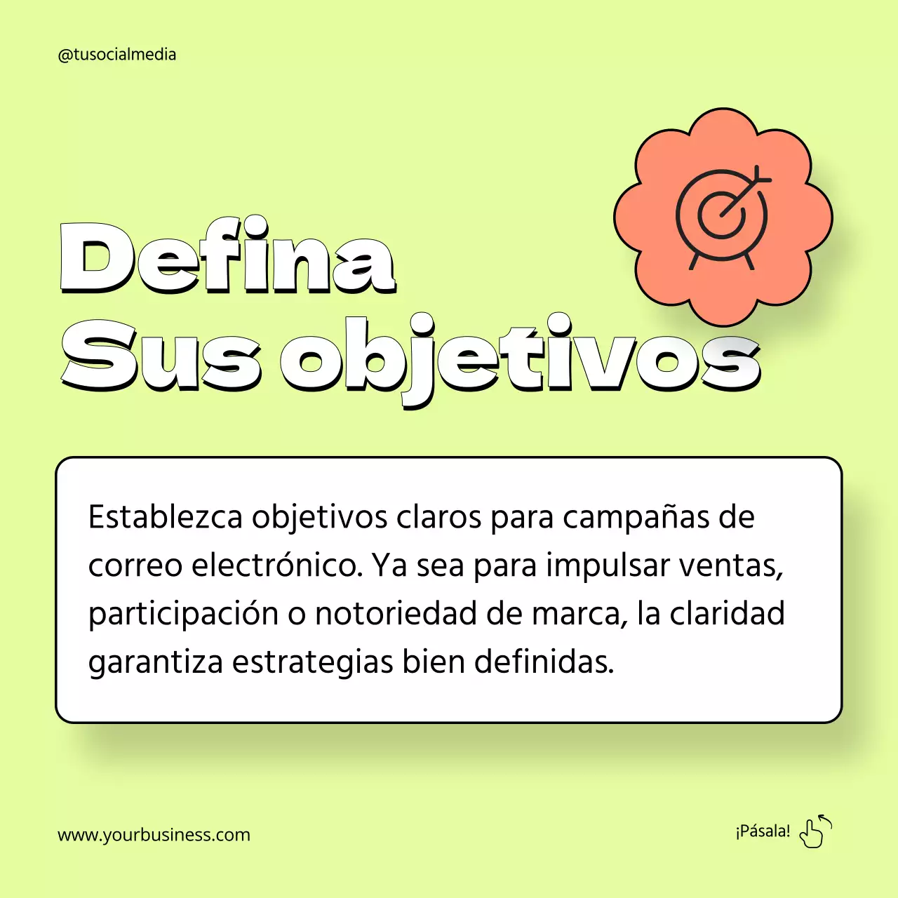 Guía Estratégica de Email Marketing Geométrico Naranja y Neón