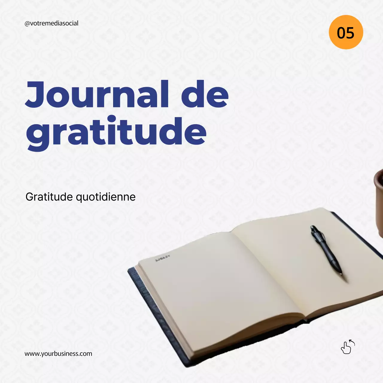 Bleu Orange Guide d'astuces simples pour le Ramadan