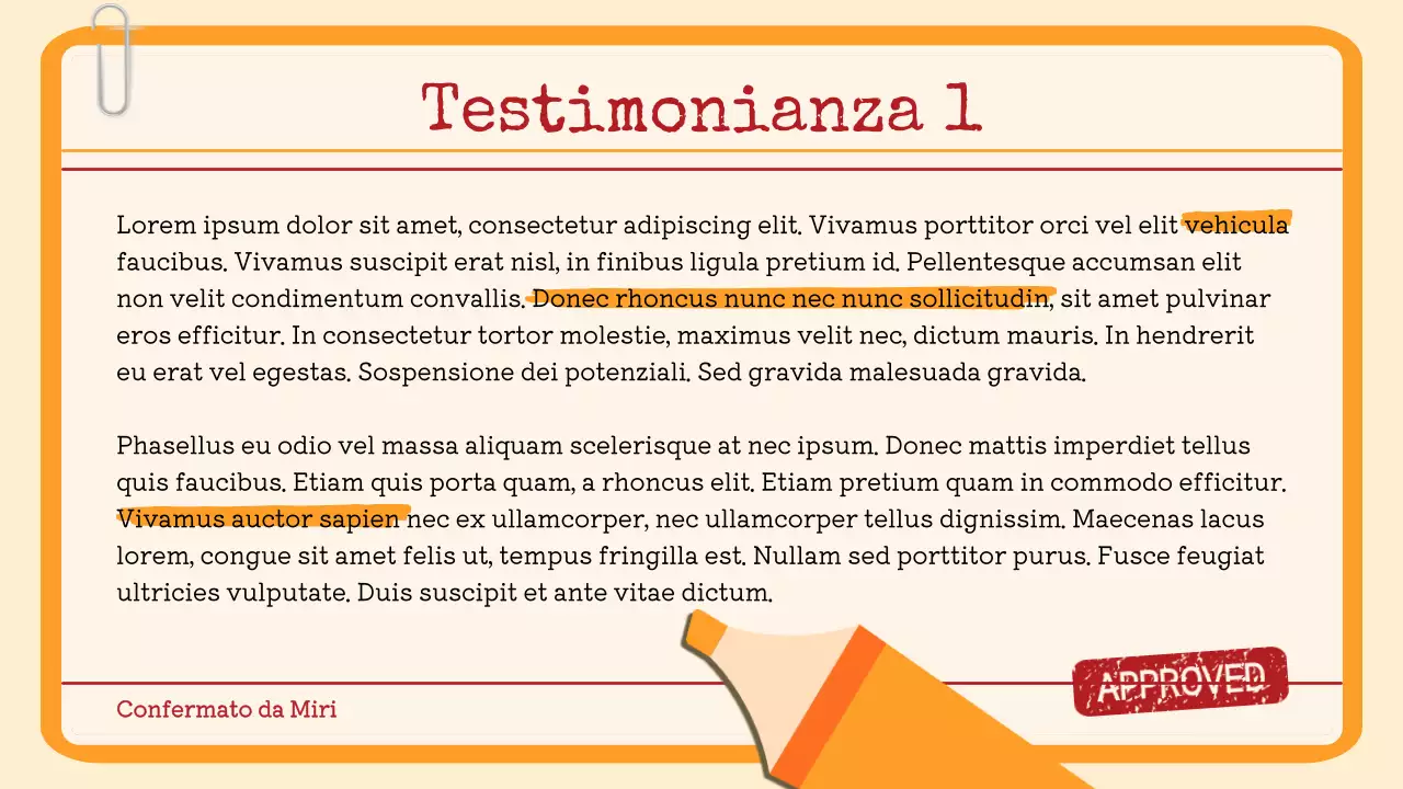 Rapporto di valigetta retrò beige e arancione