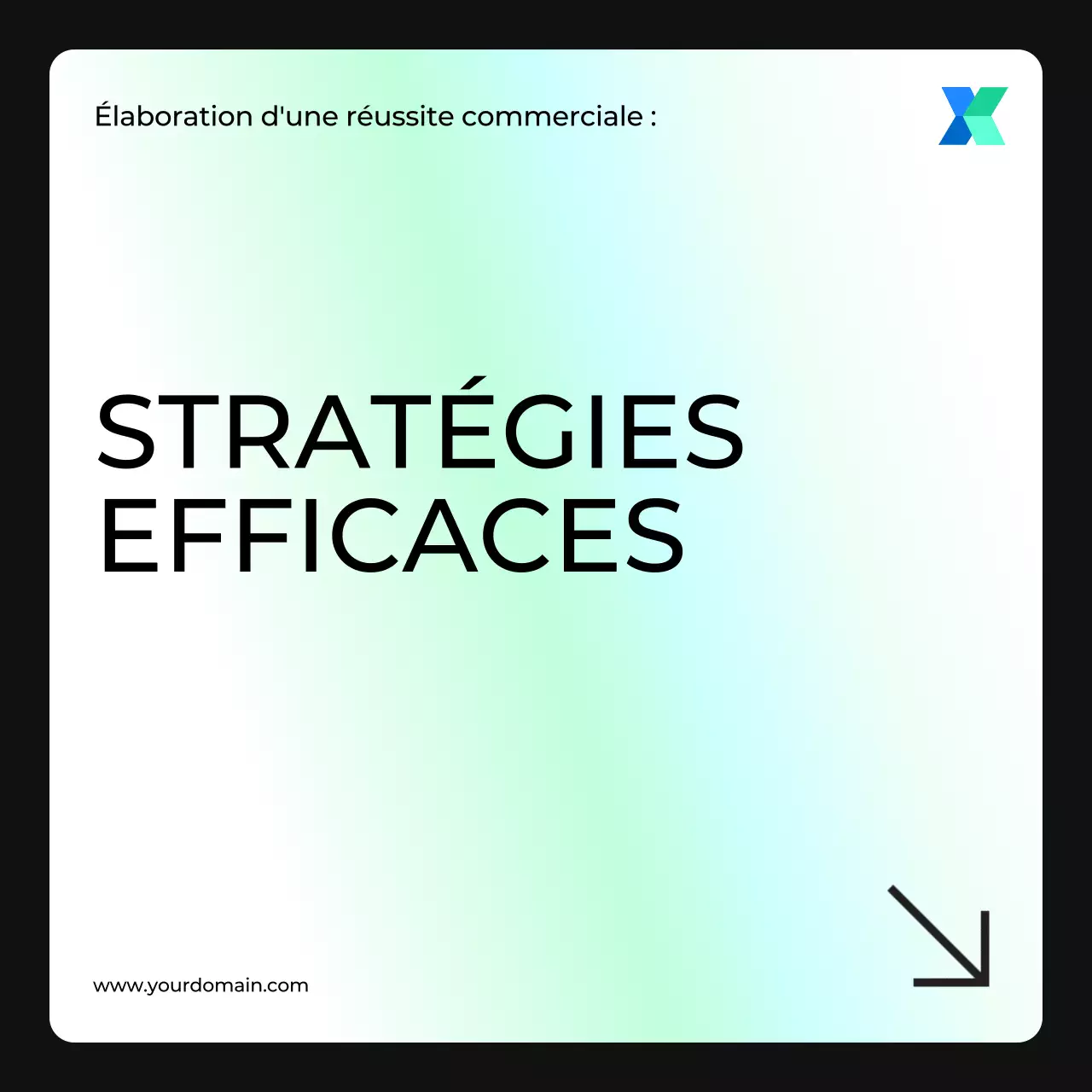 Guide de stratégie de vente pour le marketing moderne blanc et vert