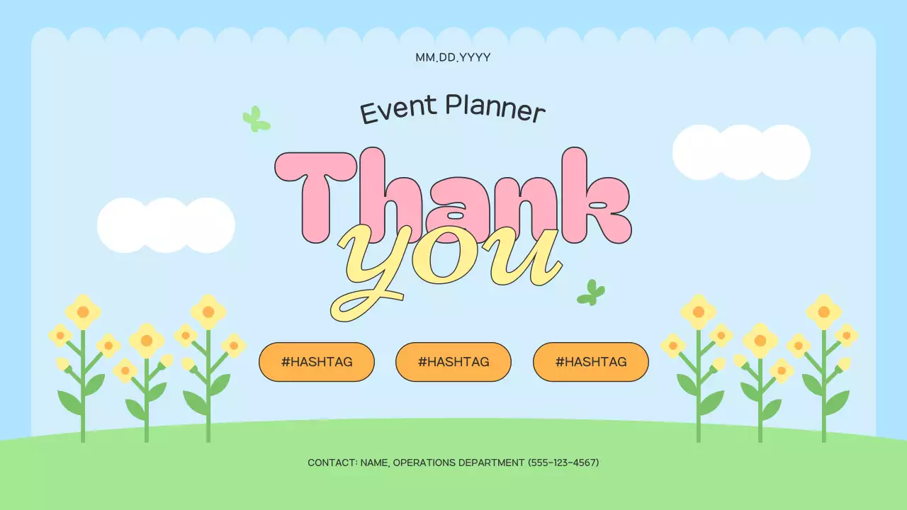 다채로운 우아한 Arbor Day 제안 프레젠테이션