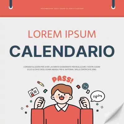 Sulla semplice certificazione rossa e blu navy