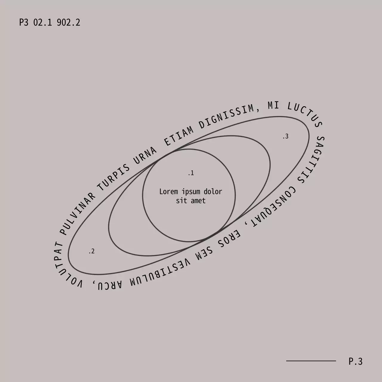 Grauer und schwarzer Minimal-Mehrzweck-Zettel