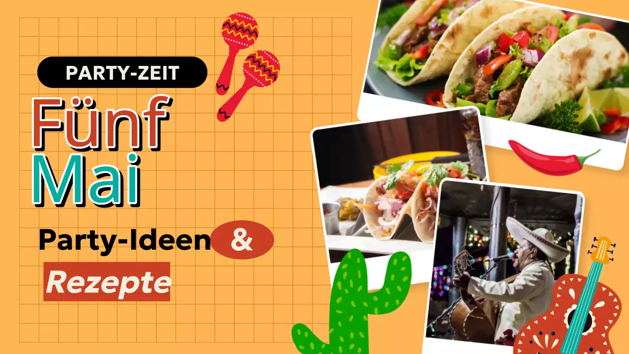 Orange Geometrische Cinco De Mayo Party Ideen Tipps Video Anleitung