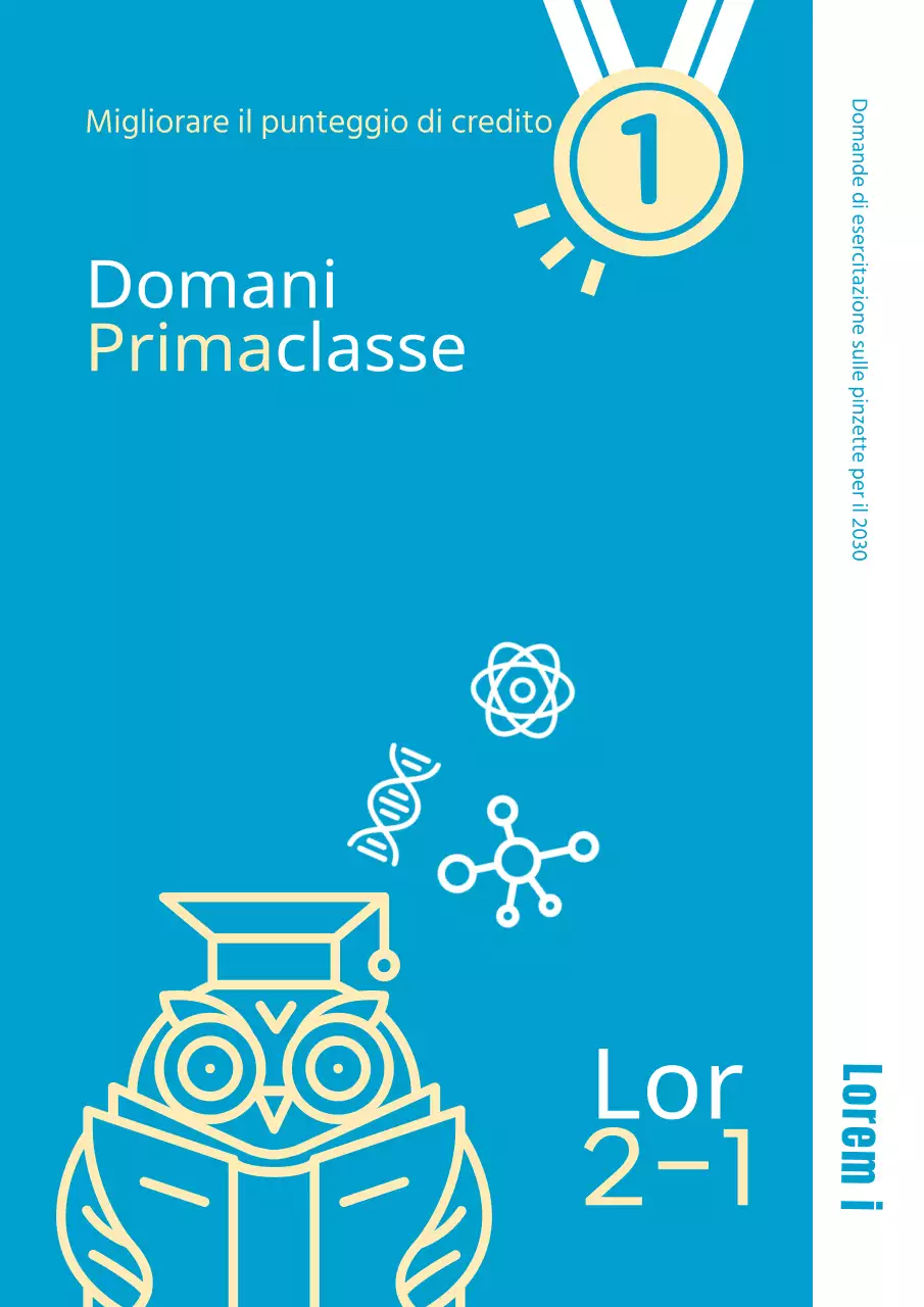 Libro dei problemi endocrini azzurro e giallo