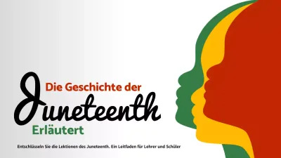 Einfache Bildung zum Tag der Freiheit in Rot, Grün und Gelb Haupttitel