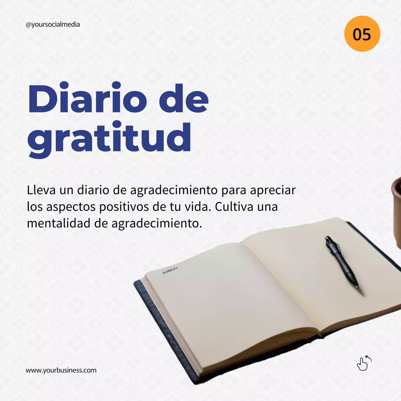 Azul Naranja Guía de consejos sencillos para el Ramadán