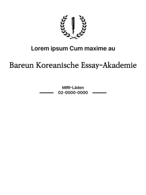 Das Design der Schule vermittelt Gewicht mit einer klaren Schriftanordnung