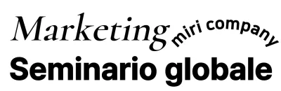 Seminario di marketing aziendale con concetto di tipografia nera