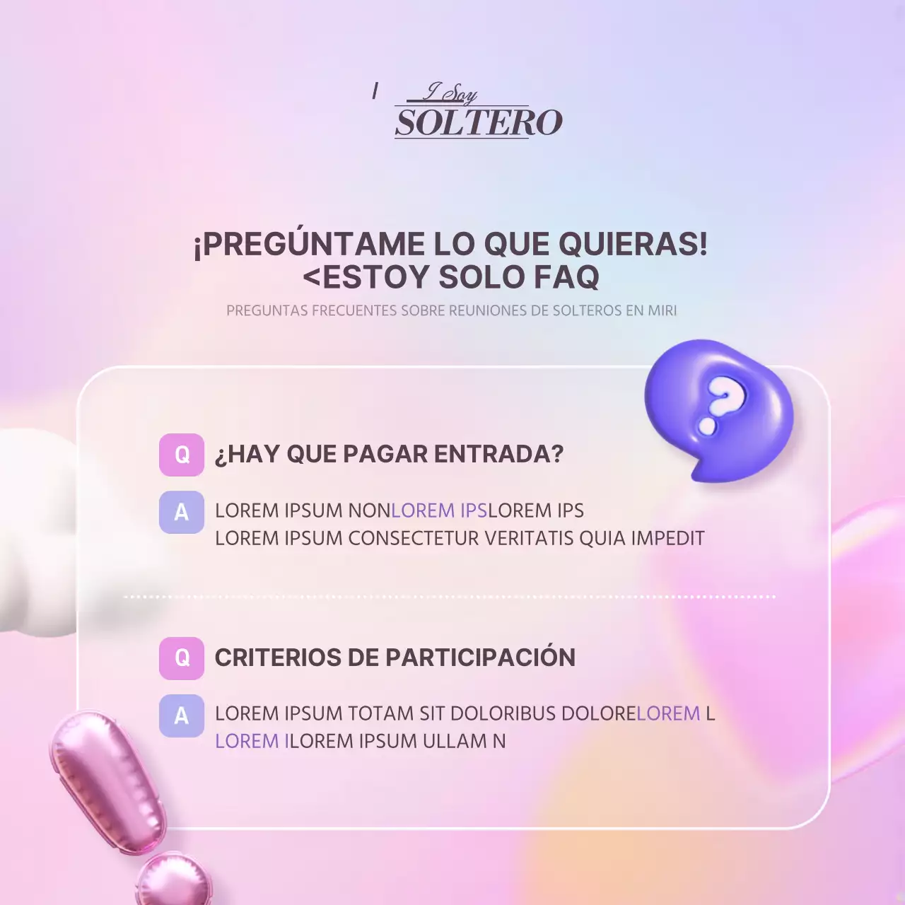 Promover un encuentro municipal rosa y lavanda