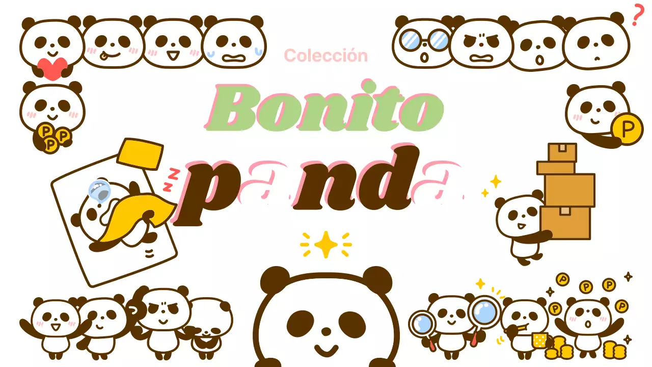 colección cute panda