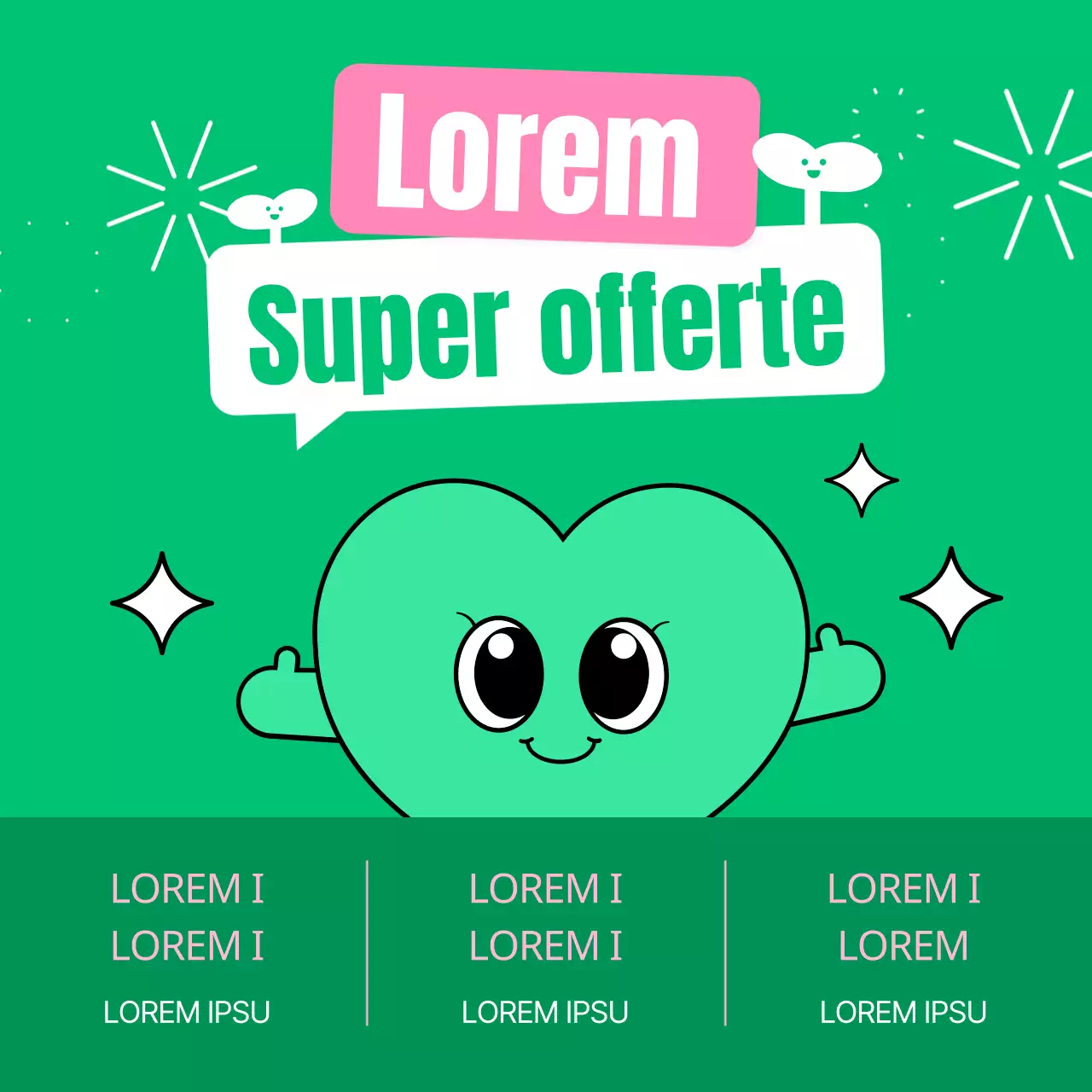 Promuovere una bella vendita primaverile in chartreuse e rosa