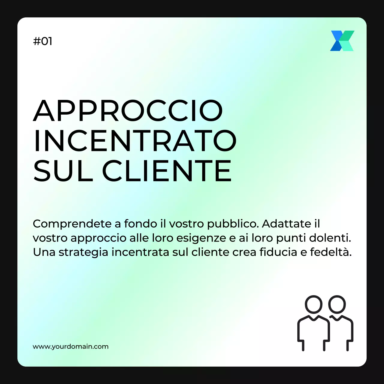 Guida alla strategia di vendita del marketing moderno bianco e verde