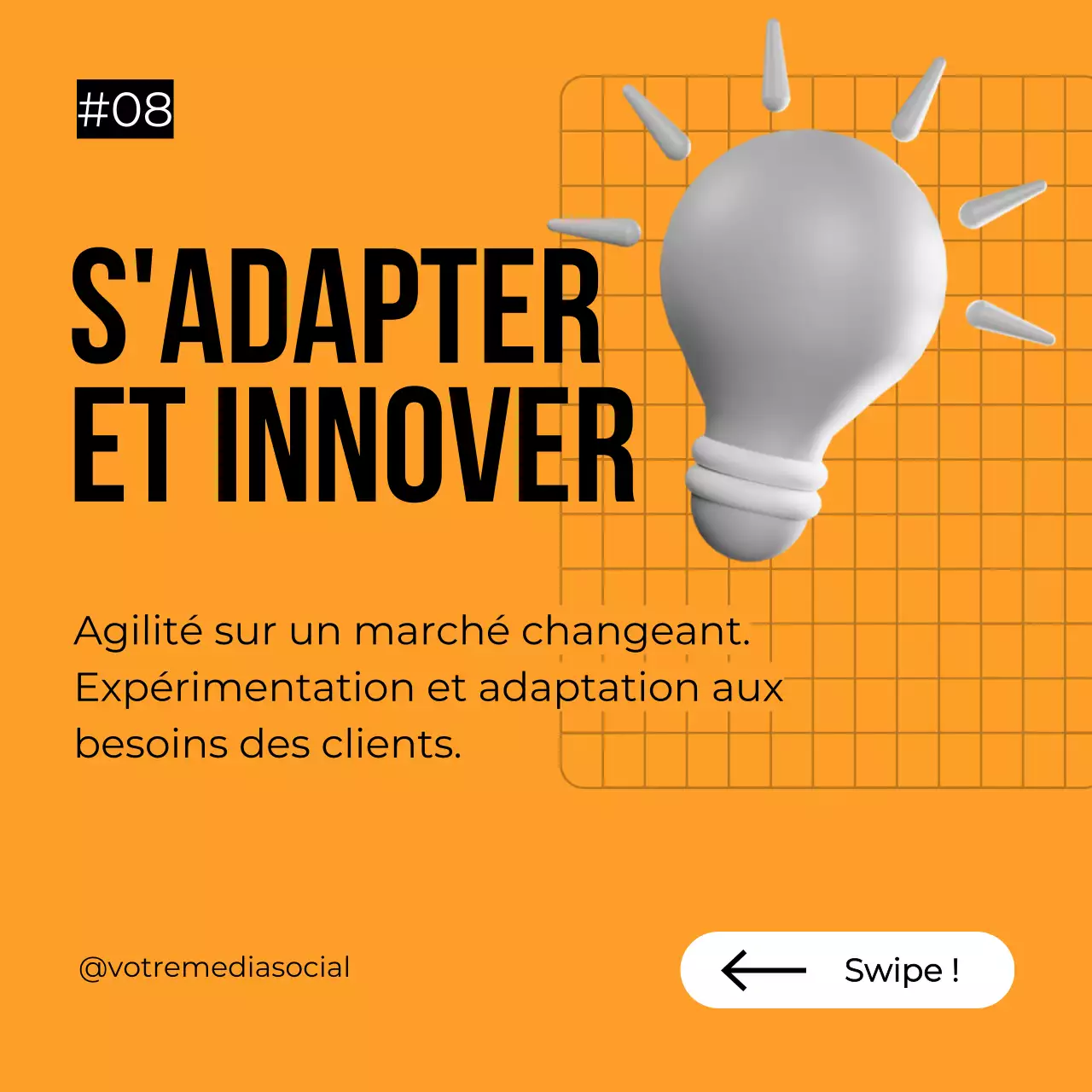 Guide de la stratégie de vente orange et grise pour les petites entreprises