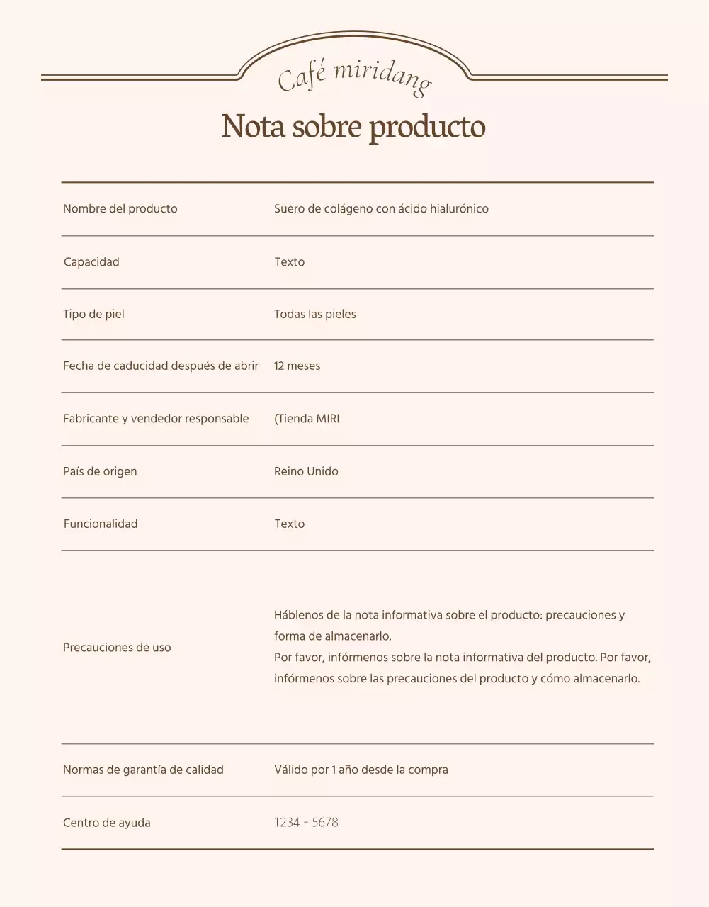 Promover una cafetería-panadería de concepto vintage en marfil y beige