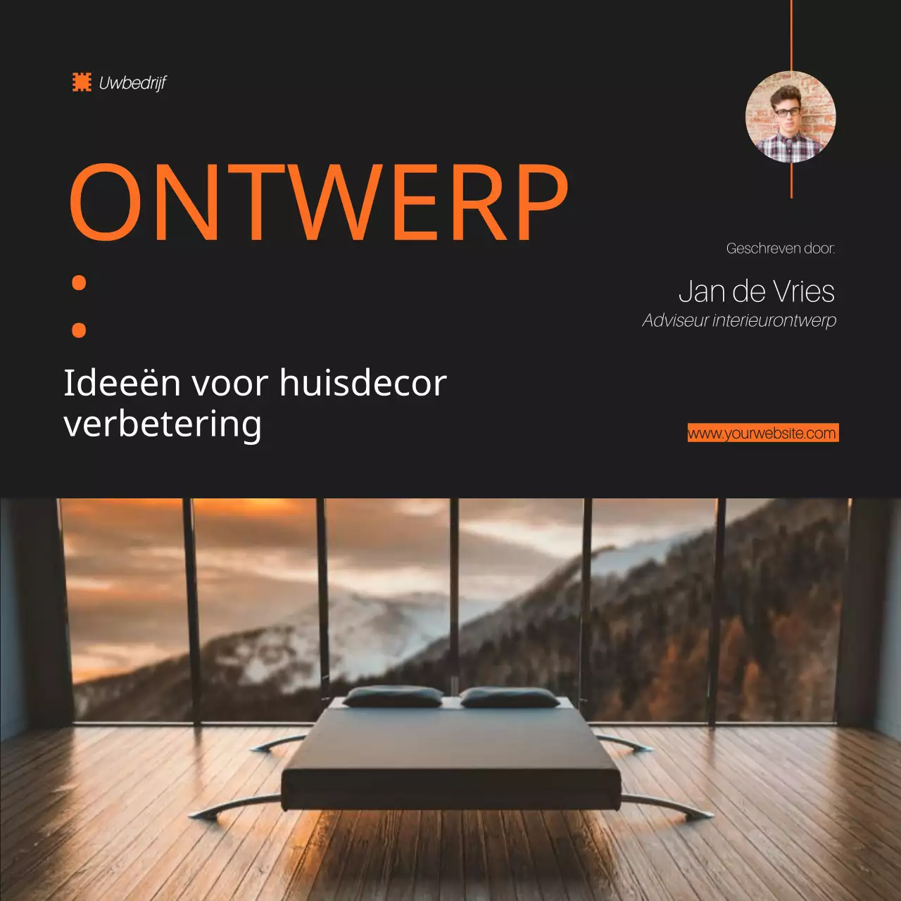 Zwart Oranje Elegante Home Decor Ideeën Gids