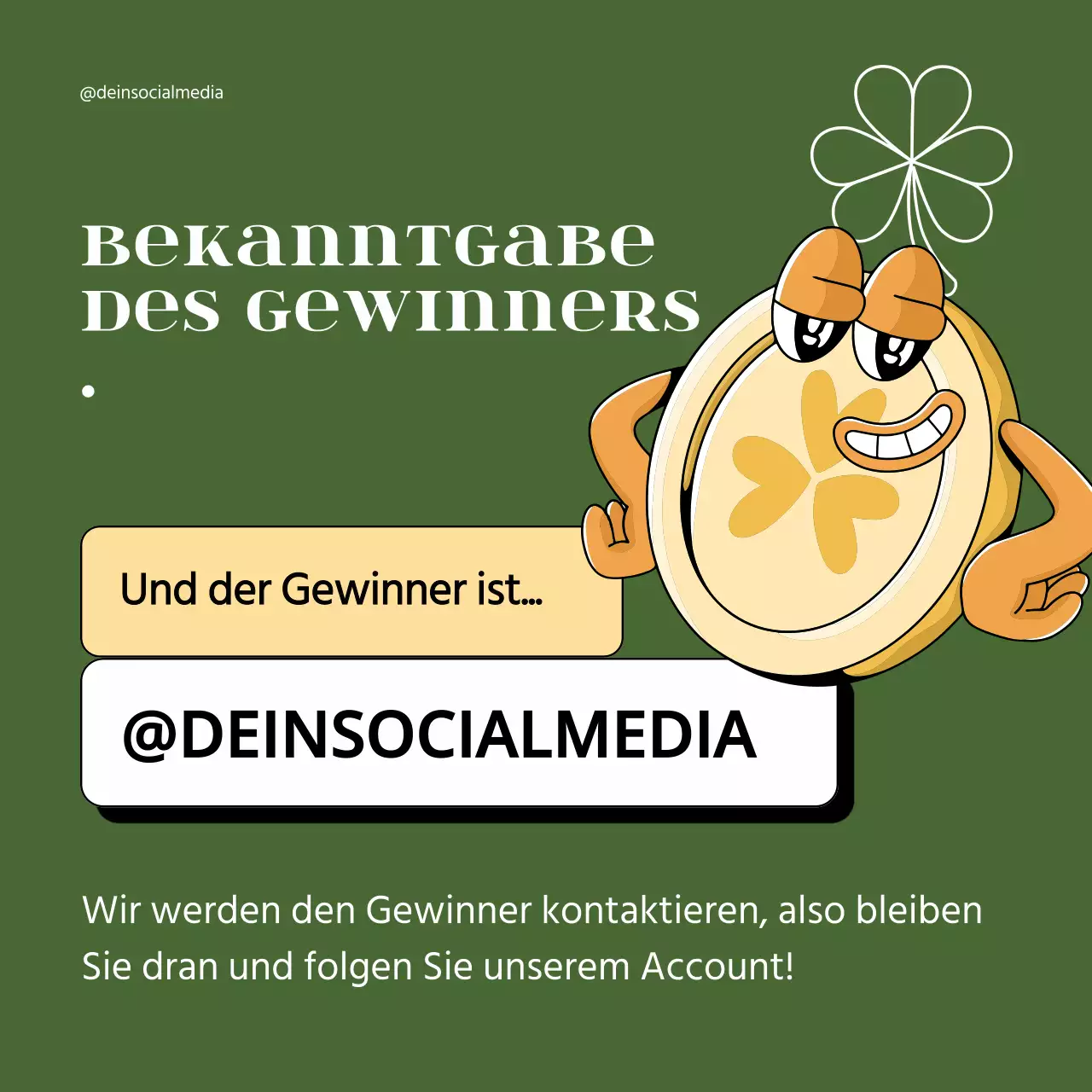 Grün-gelbe Retro-St.-Patrick's-Day-Werbung