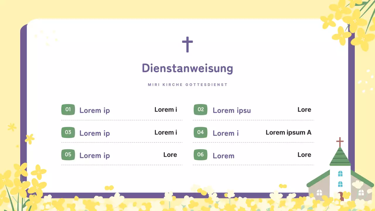 Ein Leitfaden für die bezaubernden Osterkirchenspaziergänge von Gelb und Lila