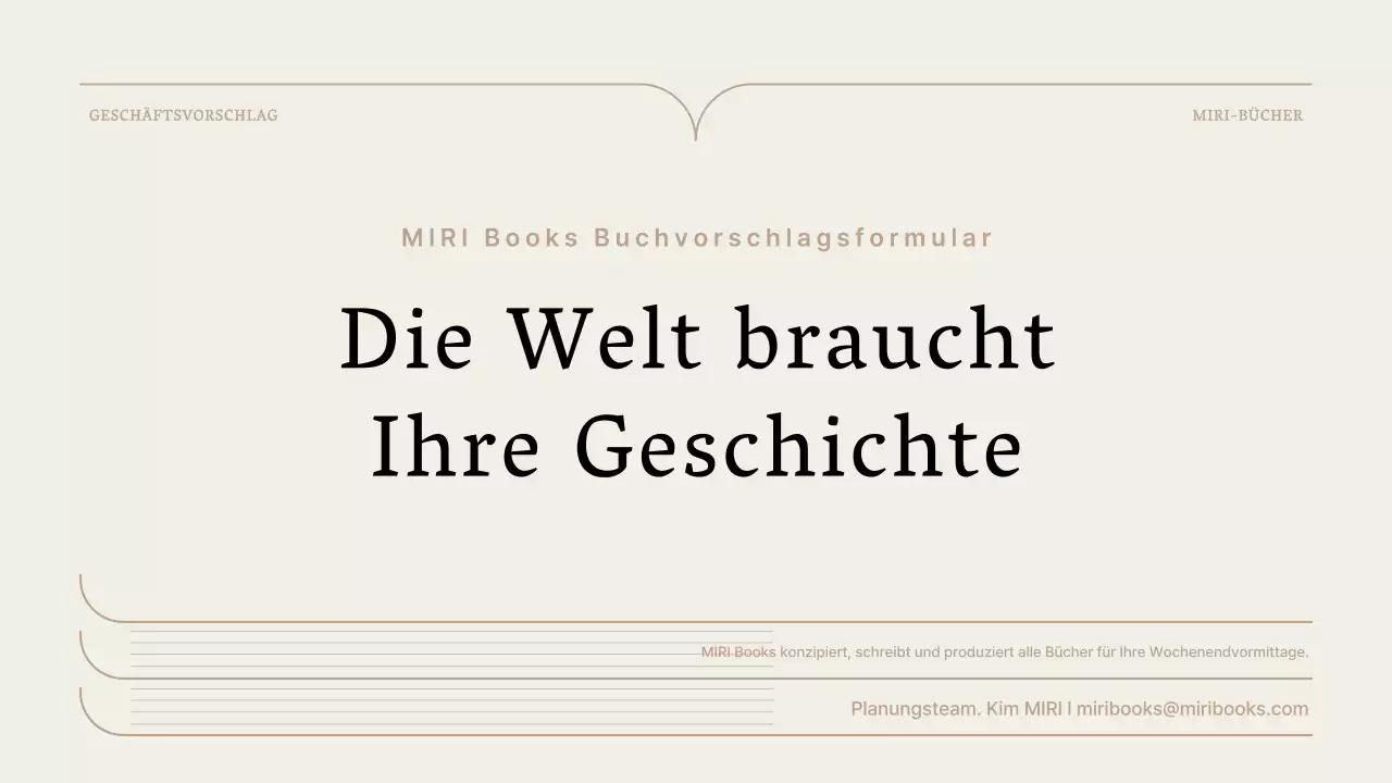 Ein einfacher Buchvorschlag in Braun und Beige