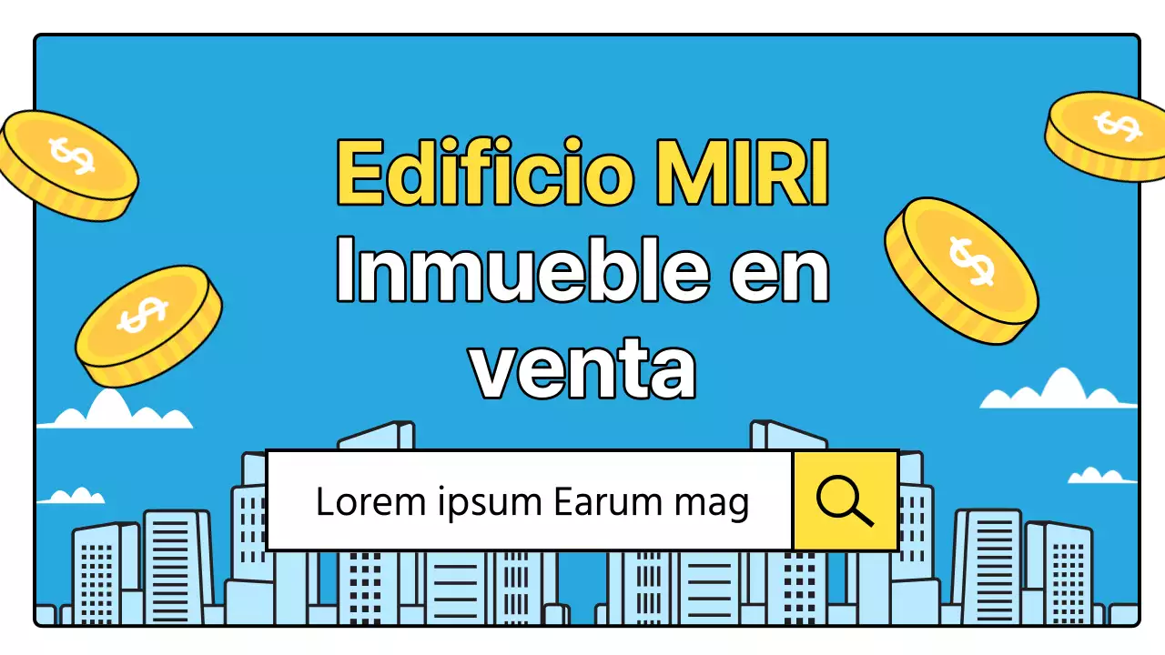 Más información sobre esta propiedad azul y amarilla en venta